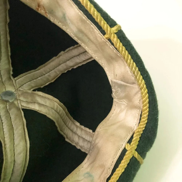 Vintage 60s Wolf Cub Scouts Cap Kids  Boy Scout Stains No Size - Picture 7 of 14